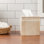 Rustic Luxe Square Tissue Box Cover