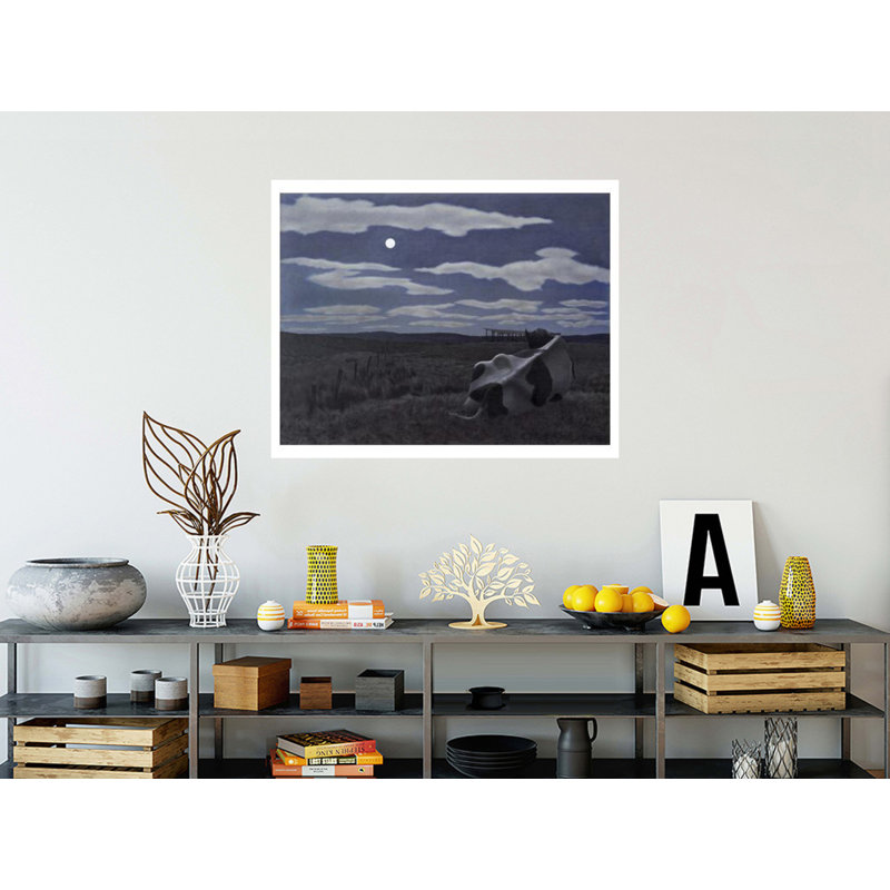 Lune et vache par Alex Colville - Impression giclée, H 32 po x l 40 po