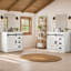 Meuble-lavabo simple-vasque Chimira 36 po, style ferme, blanc-1278055858-1290736616