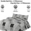 Cotton Blend Floral Bedspread with Pillowcases-109478395