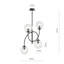 Averell 4 - Light Geometric Chandelier-658611492