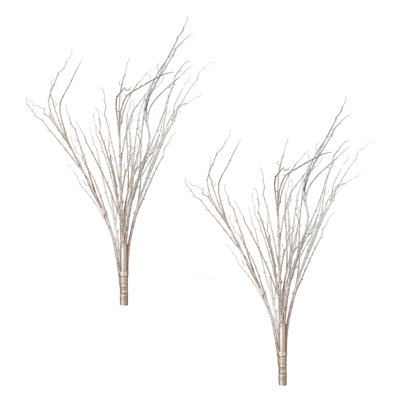 Snowy Flocked Branch (Set of 2)