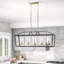 Luminaire suspendu linéaire à 5 lumières pour îlot de cuisine Skegness-498305991-450880216