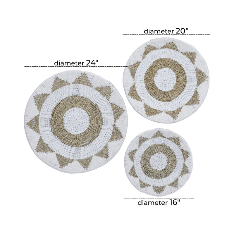 Fabric Wall Decor, White