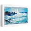 Crashing Ocean Waves Vibrant Abstract Contemporary Coastal Wall Art Print-296799882