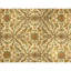 Hand Knotted Wool Area Rug in Gold And Green