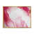 Toile avec cadre flottant or
