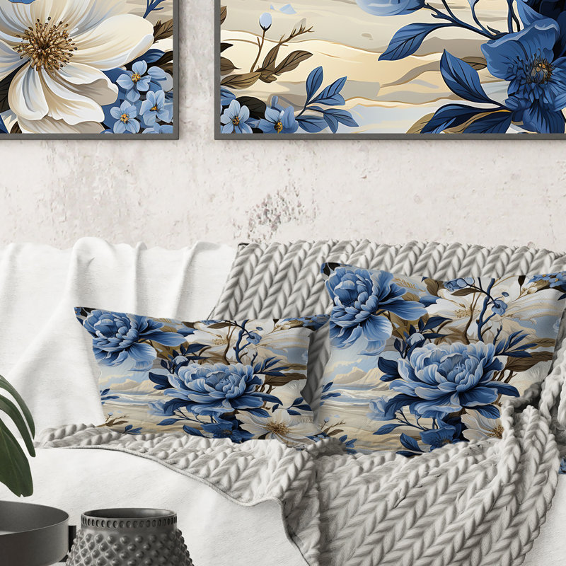 Coussin Coastal Tranquility Victorian, H 18 po x l 18 po
