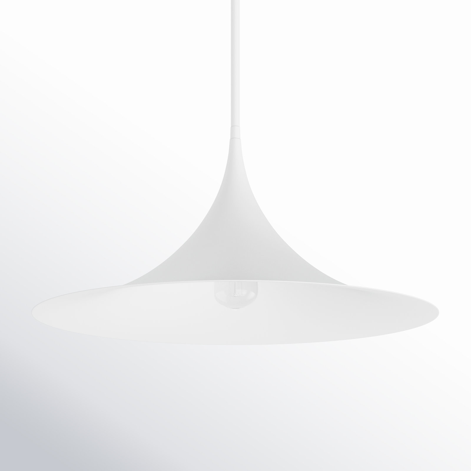 Lorient Single Light Dimmable Pendant, Bisque White