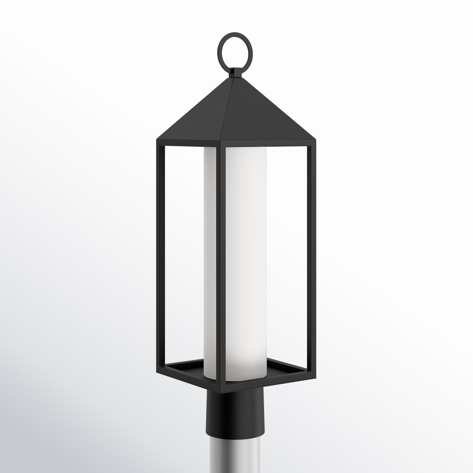 Munich Frosted Aluminum Outdoor Lantern Head