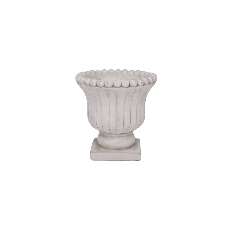 Cement Urn Planter Gray