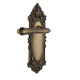 Victorian Plate Privacy (Bed & Bath) with Fleur Lever