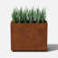 Corten Steel Series Rectangular Metal Span Planter-20733628