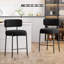 Tabouret 34,25 "H 34,25" avec dossier courbé-2016141506