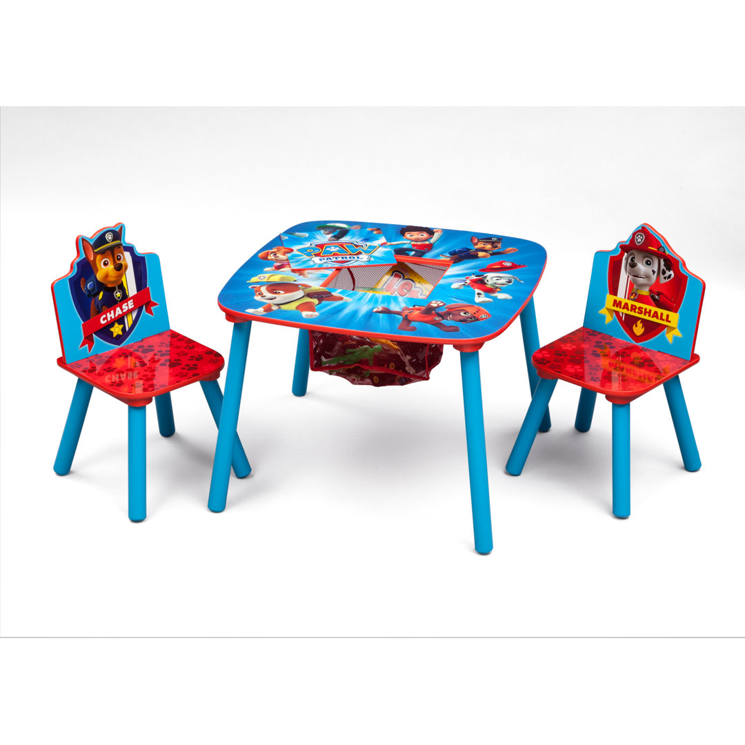 Nick Jr. PAW Patrol Kids 3 Piece Table and Chair Set Delta Children