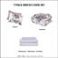 Édredon 100% et drap - Imprimé floral grand mauve doux, taupe-119105757