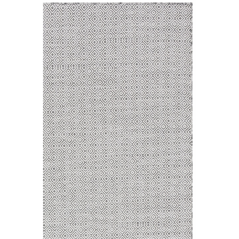 Varberg Performance Geometric Indoor/Outdoor Area Rug, Square 6'5"