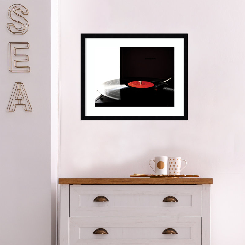 «Spin» par Alicia Ablaframed, reproduction d'art, Cadre noir, H 17 po x l 21 po