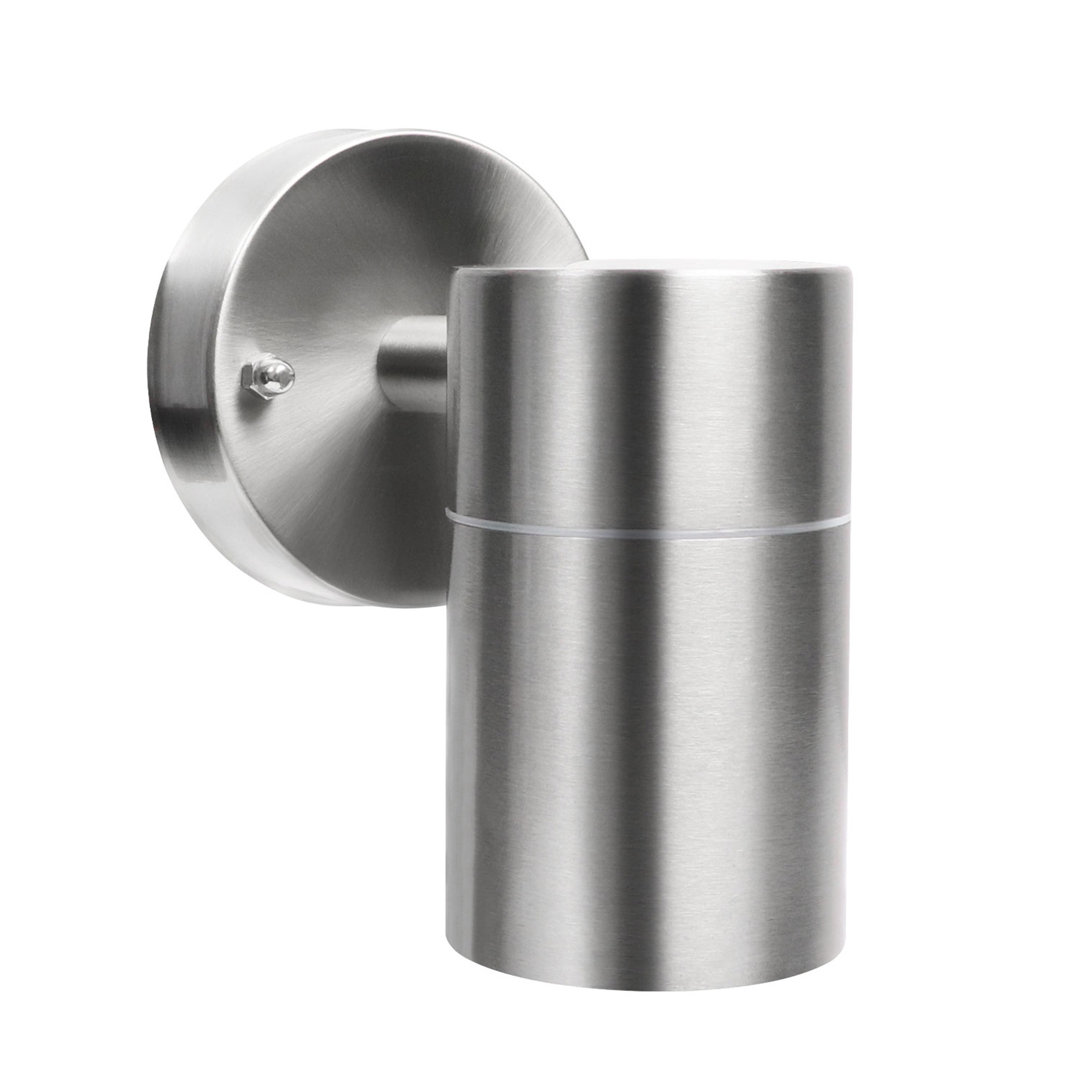 Silver 2 - Bulb 12.5cm H Outdoor Wall Lantern