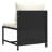 21.3" Wide Wicker Patio Sofa with Cushions-909673652-909673653