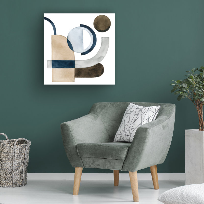 Déplacement de pièces IV par Grace Popp - impression sur toile tendue, H 14 po x l 14 po x P 2 po
