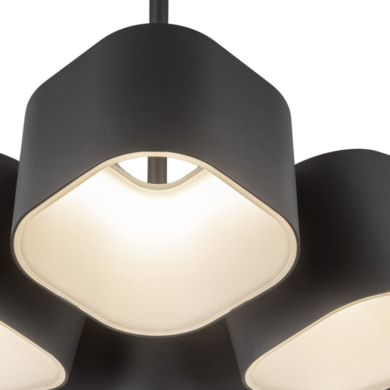Arena 18-In Chandelier, 3175, 52.5" H x 11.5" W x 11.5" D, 4 Lights