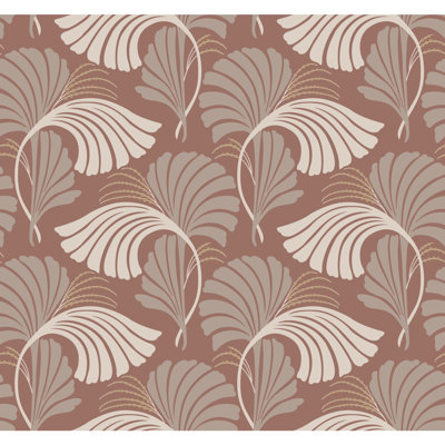 Floral Metallic Wallpaper Roll by Candice Olson
