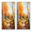 «Birch Woods Autumn Sonata», 2 pièces sur toile-1083901257-1083901260