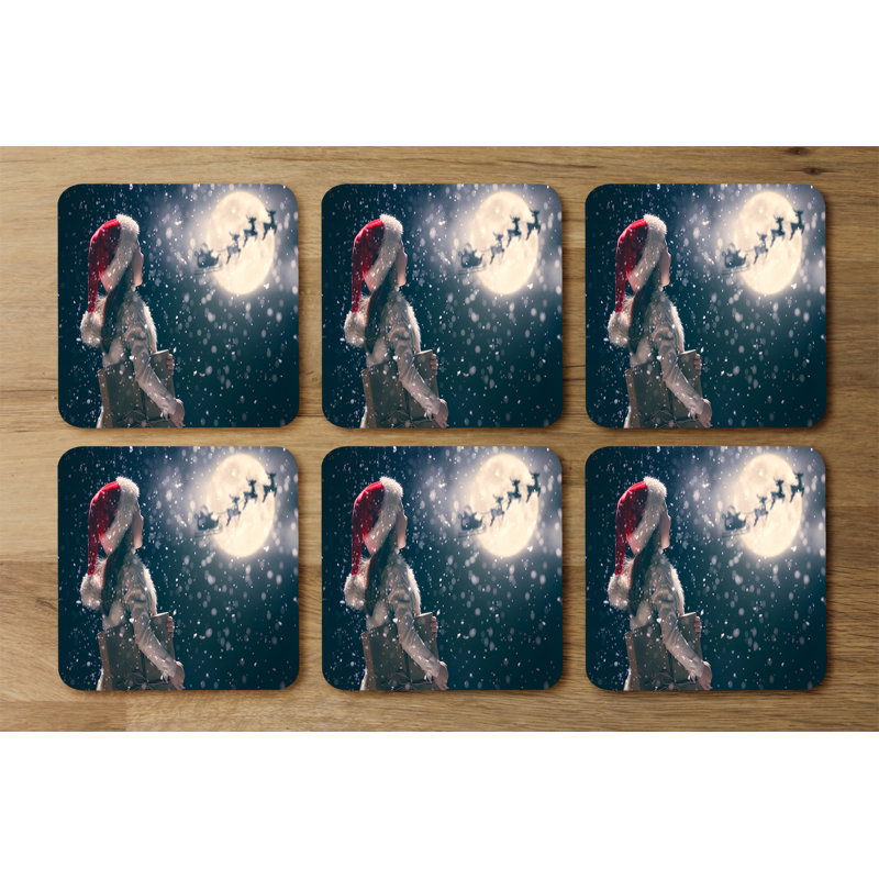 Square 6 Piece Coaster Set