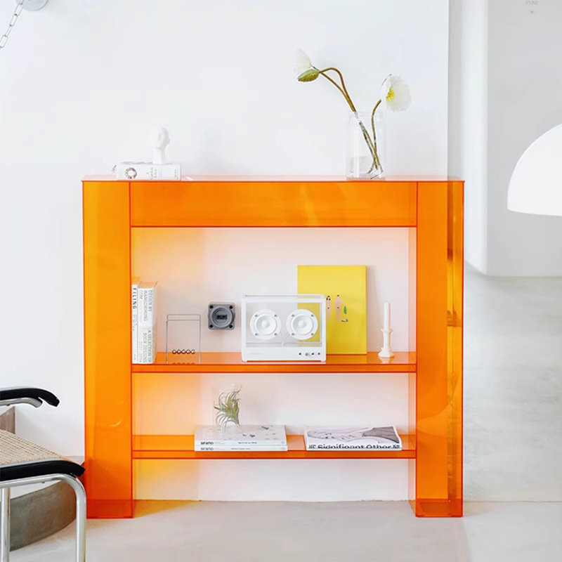 Nordic style fireplace-shaped console table