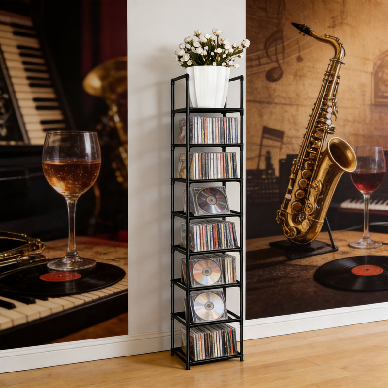 10-Tier Space Saving Vertical Single Pair Shoe Rack Storage Organizer