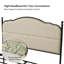 Lit plateforme tapissier Alaja-1405503724