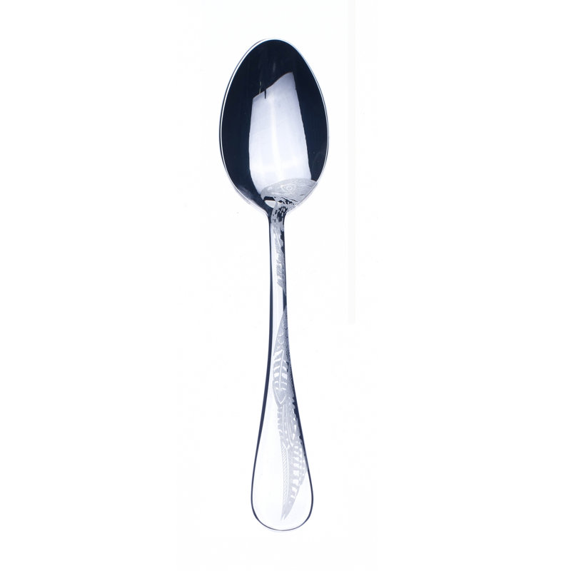 Caccia Stainless Steel Coffee Spoon, Silver