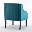 Chaise d'appoint rembourrée polyvalente avec structure en bois massif, accoudoirs encastrés, rembourrage confortable en mousse et ressorts à arc pour n'importe quelle pièce-1182195830