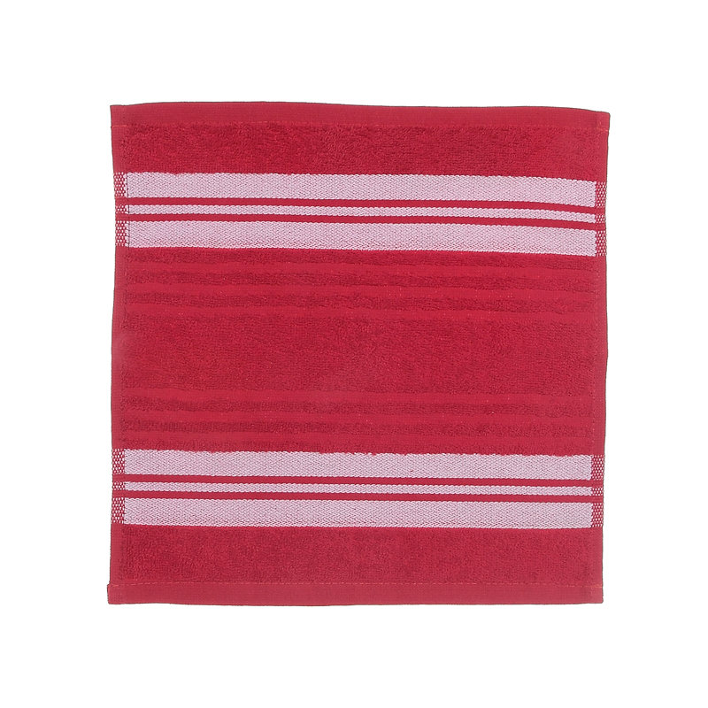 Gant de toilette de luxe, Rouge
