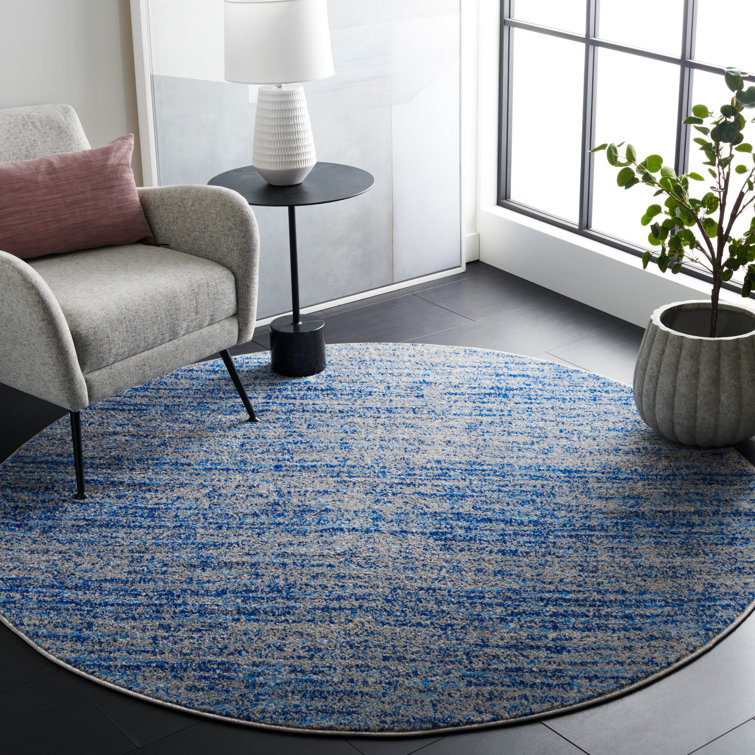 Riebe Abstract Gray Area Rug