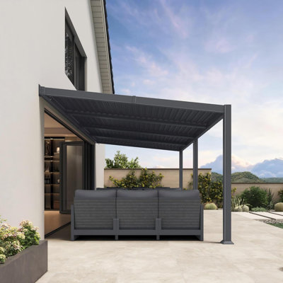 PURPLE LEAF Louvered Pergola 10x20