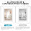 Miroir mural en bois surdimensionné pleine grandeur-746136024-746136026