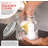 SIMPLI-MAGIC Airtight Glass Canister Set of 5, Clear Glass Kitchen Storage Containers for Flour, Sugar, Coffee and Dry Goods