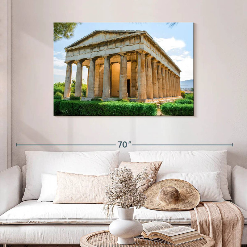 Temple Of Hephaestus, 30" H x 45" W