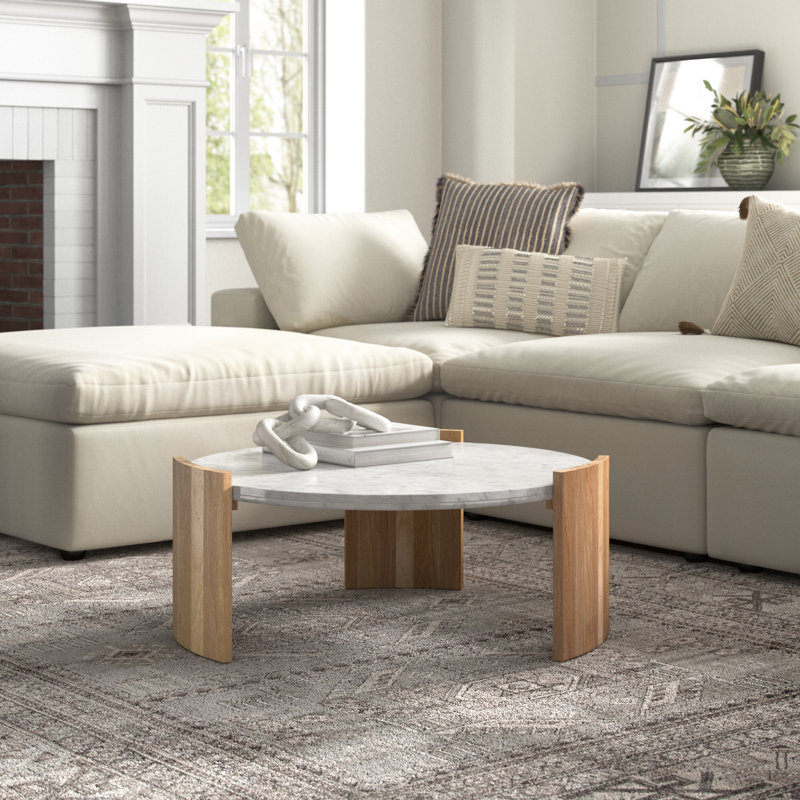 Loreto Genuine Marble Coffee Table