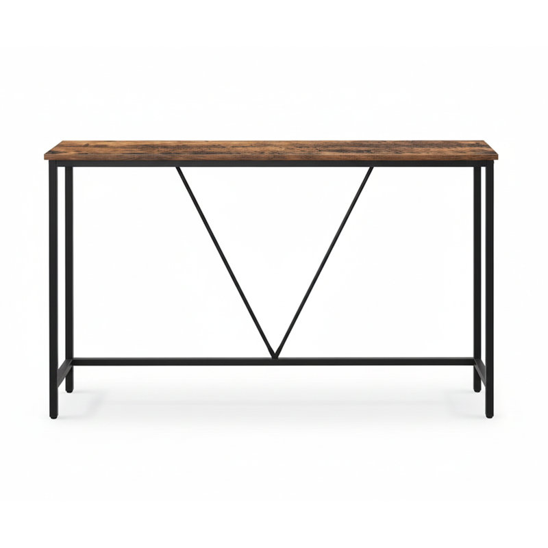120cm Console Table, Rustic Brown