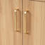 Meuble-lavabo 30 po avec lavabo, armoire multifonctionnelle avec portes et tiroir, panneau de fibres à densité moyenne