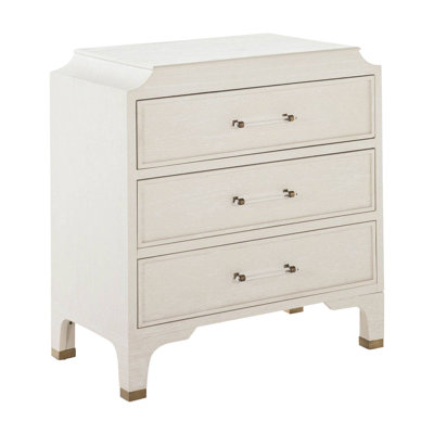 Alexandra 3 Drawer 32" W Solid Wood Chest