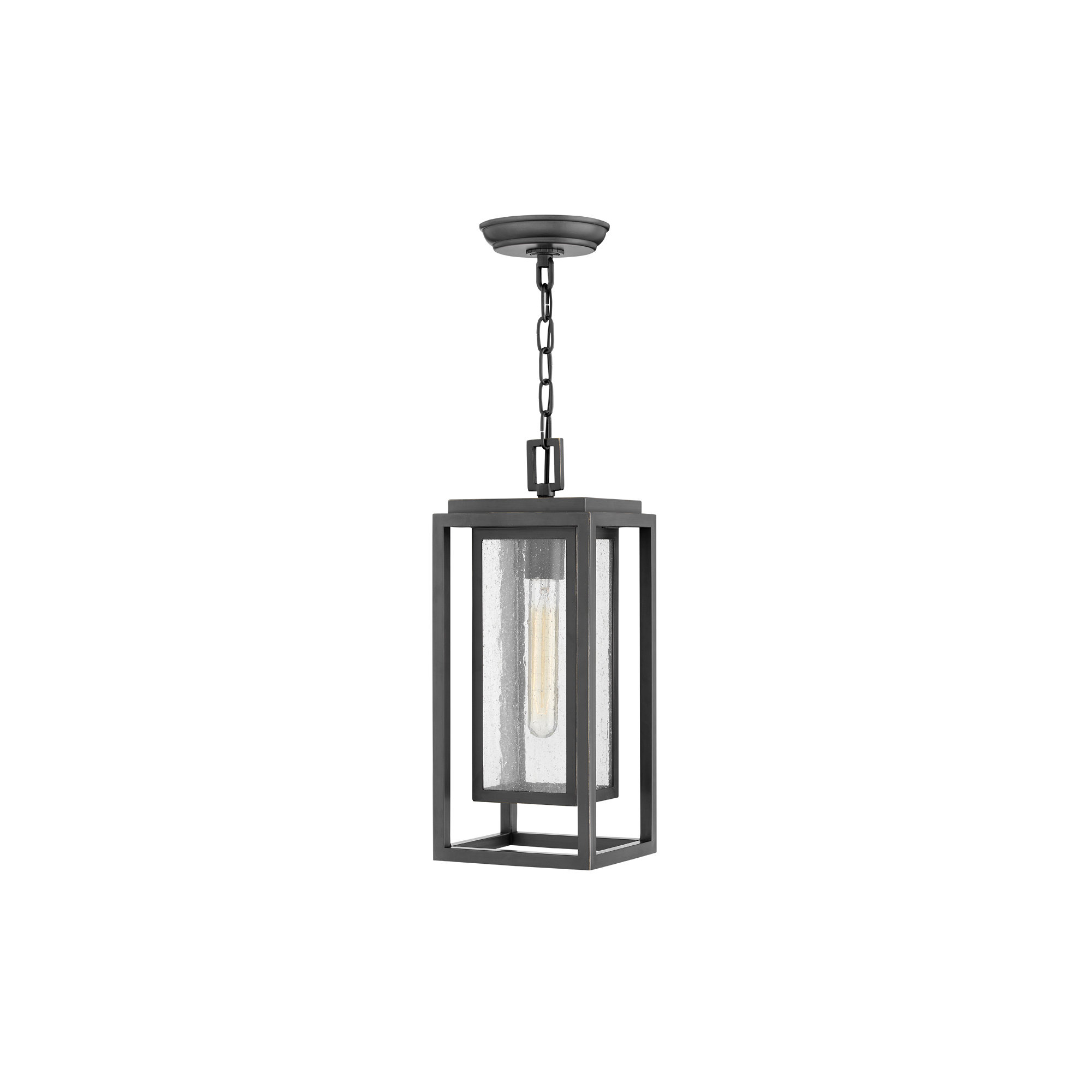 Natalina Outdoor Hanging Lantern, Oil Rubbed Bronze