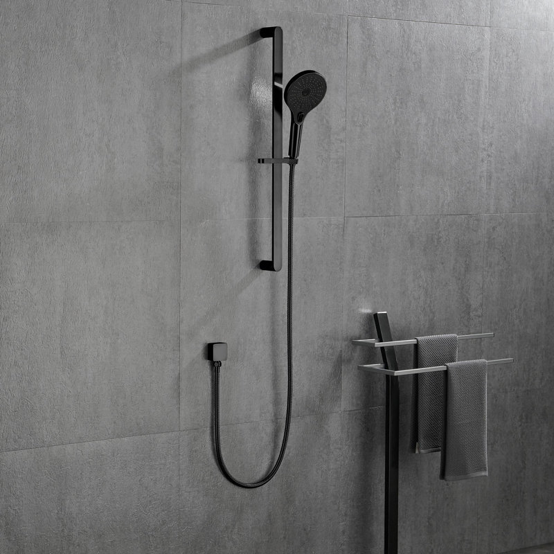Douche à main avec barre coulissante