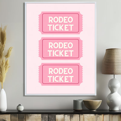 Rodeo billets en solde - Cowgirls, reproduction d'art murale