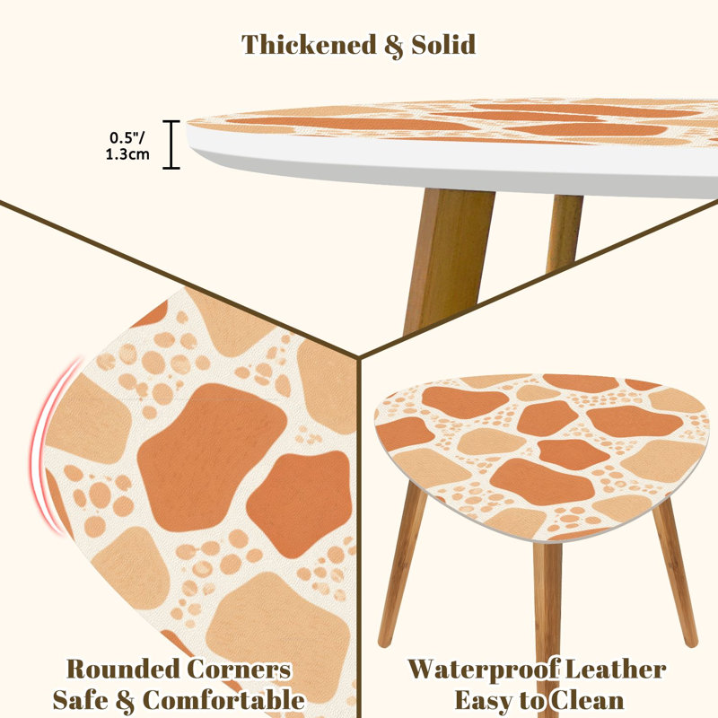 Ensemble de 2 tables gigognes Triangle Nesting