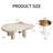Modern Nesting Coffee Tables Set Of 2, 2 In 1 Irregular Coffee Table With Glass Top End Table For Living Room Easy To Assemble