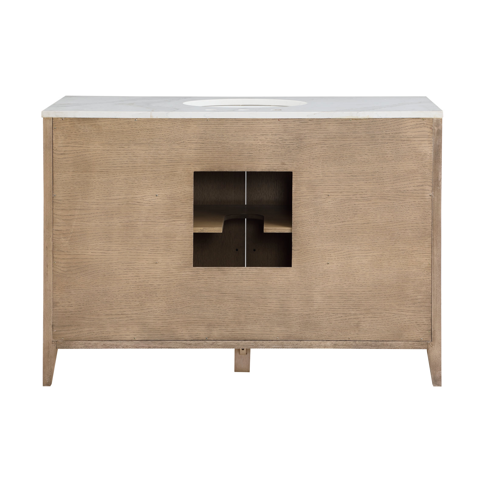 Alsup 48'' Single Bathroom Vanity, Wire Brushed Oak